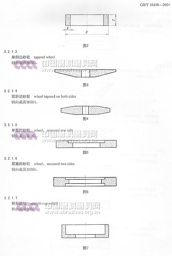 中華人民共和國國家標準 磨料磨具術語（三）