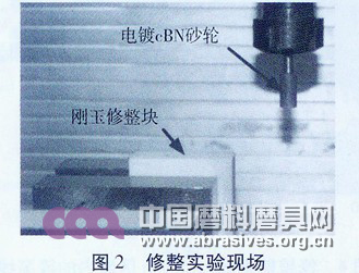 電鍍CBN砂輪油石修整效果及評(píng)價(jià)研究