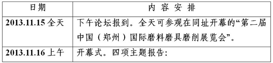 2013砂帶磨削技術(shù)與裝備國際論壇公告