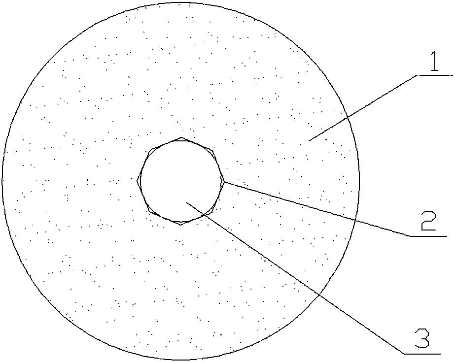 一種雙孔型固結(jié)砂輪