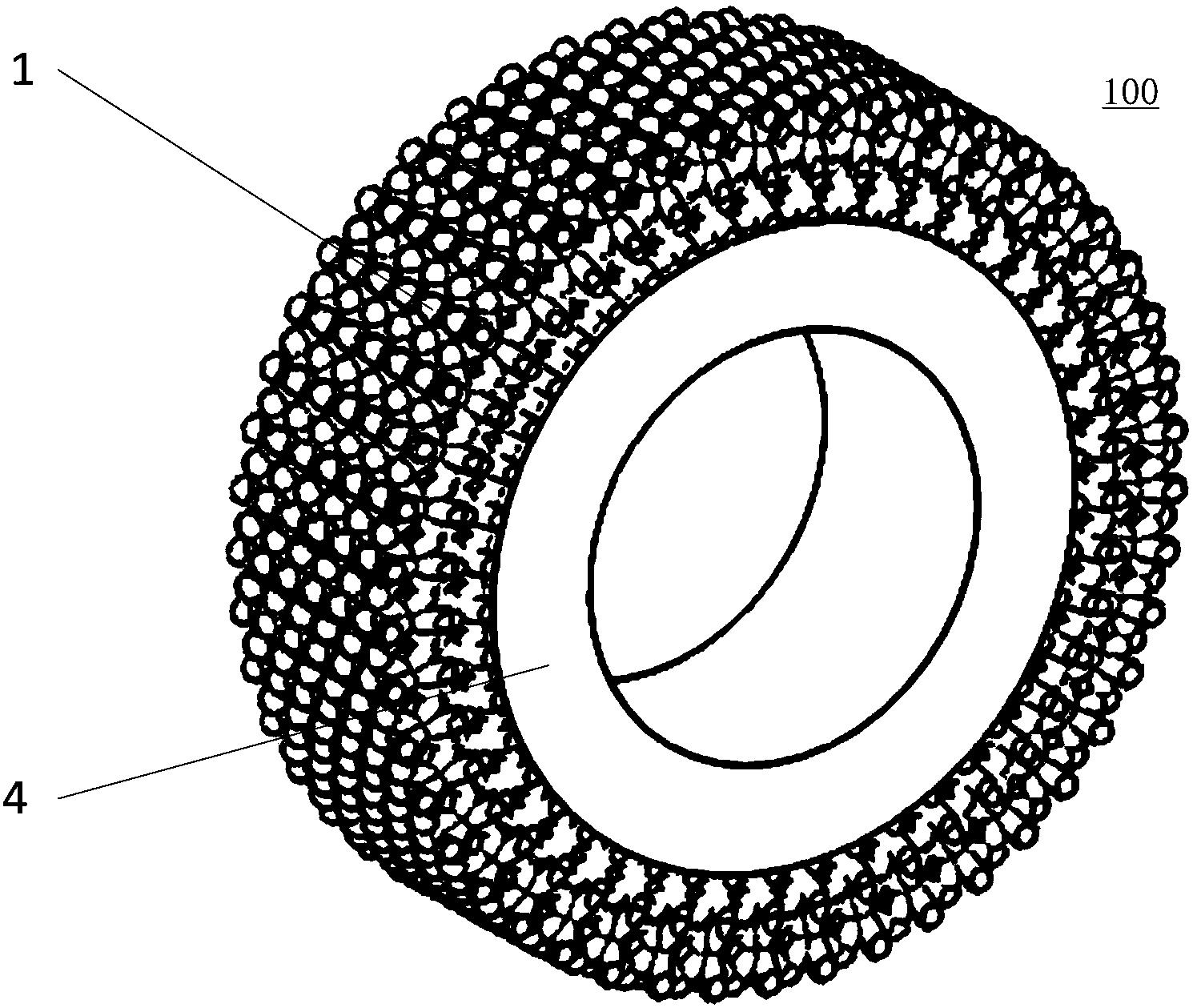 一種具有微觀拓?fù)浣Y(jié)構(gòu)的金屬結(jié)合劑3D打印砂輪、裝置及方法