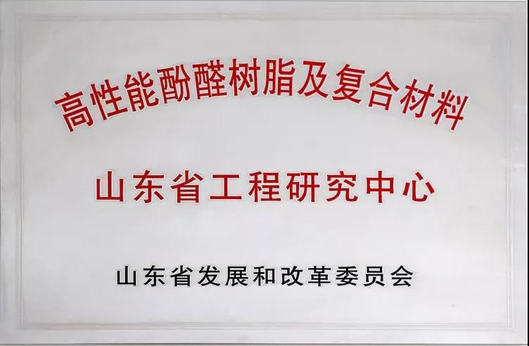 山東圣泉新材料股份有限公司新獲“山東省工程研究中心”