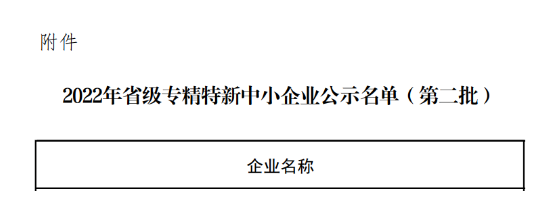 遠東砂輪入選江蘇省2022年專精特新中小企業名單