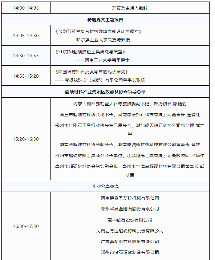 議程公布！2023超硬材料行業(yè)線上年會暨產(chǎn)業(yè)研討會