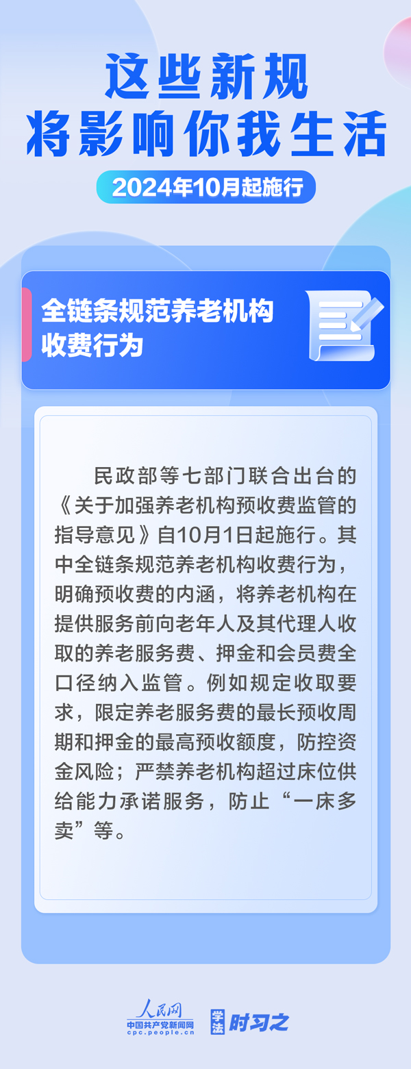 10月起，這些新規將影響你我生活